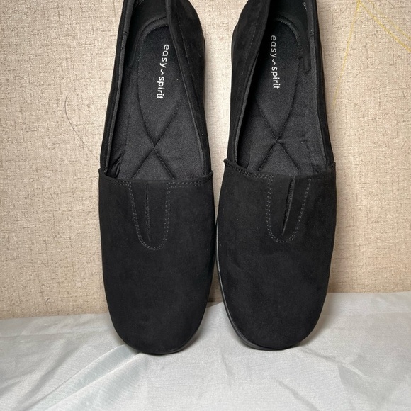 Easy Spirit Black Loafers Size 9w - Picture 1 of 7
